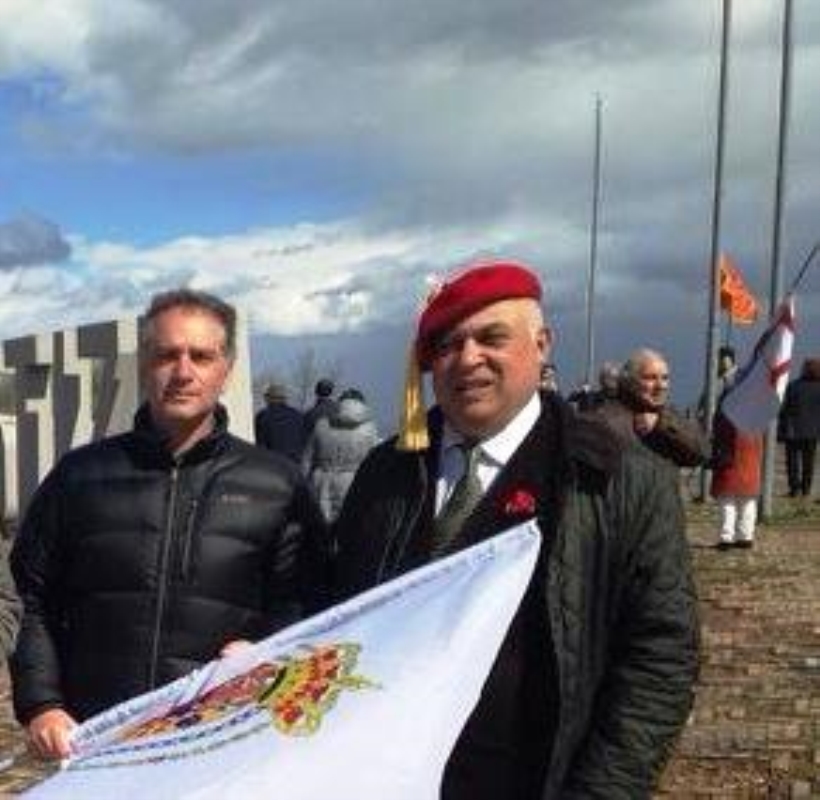 Luciano Troiano e Maurizio di Giovine a Civitella del Tronto nelle passate edizioni dell'incontro Tradizionalista