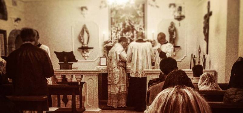 The Holy Mass at Borgo Case Troiano in Spoltore (Pe) in December 2024